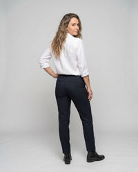Priscilla Elegant Linen Blouse