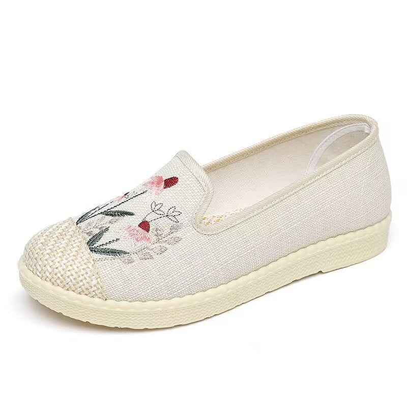 Priscilla Non-Slip Espadrilles in Beige