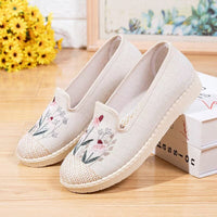 Priscilla Non-Slip Espadrilles in Beige