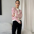 Priya Cardigan with Striped