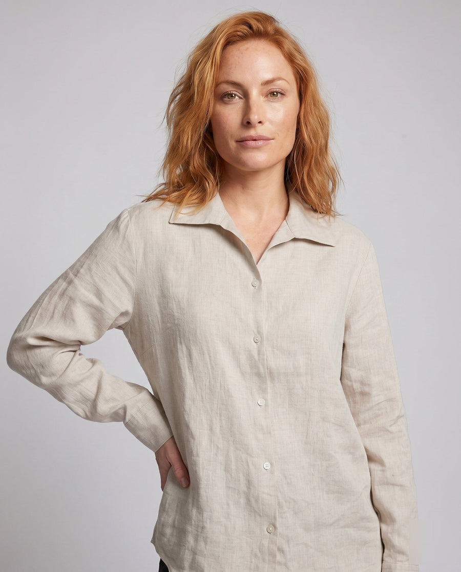 Priya Casual Linen Blouse