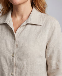 Priya Casual Linen Blouse