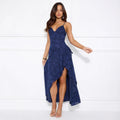 Priya Elegant Evening Dress with Ruffles