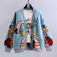Priya Knit Cardigan in Blue