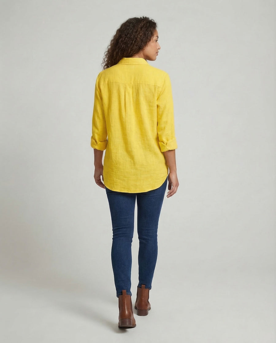 Priya Linen Blouse