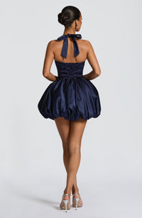 Shirley Mini Dress – Navy
