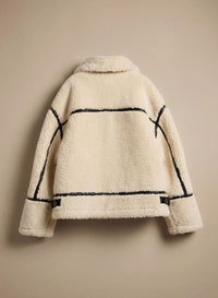 Elin | Women's Soft Teddy Fleece Zip Puffer Winter Jacket