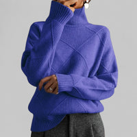 Dorothea | Women's Winter High Neck Knit Sweater