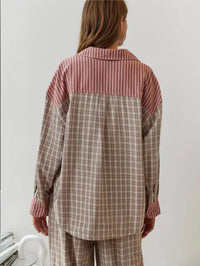 Maria | Women's Spring Plaid Two-Piece Set