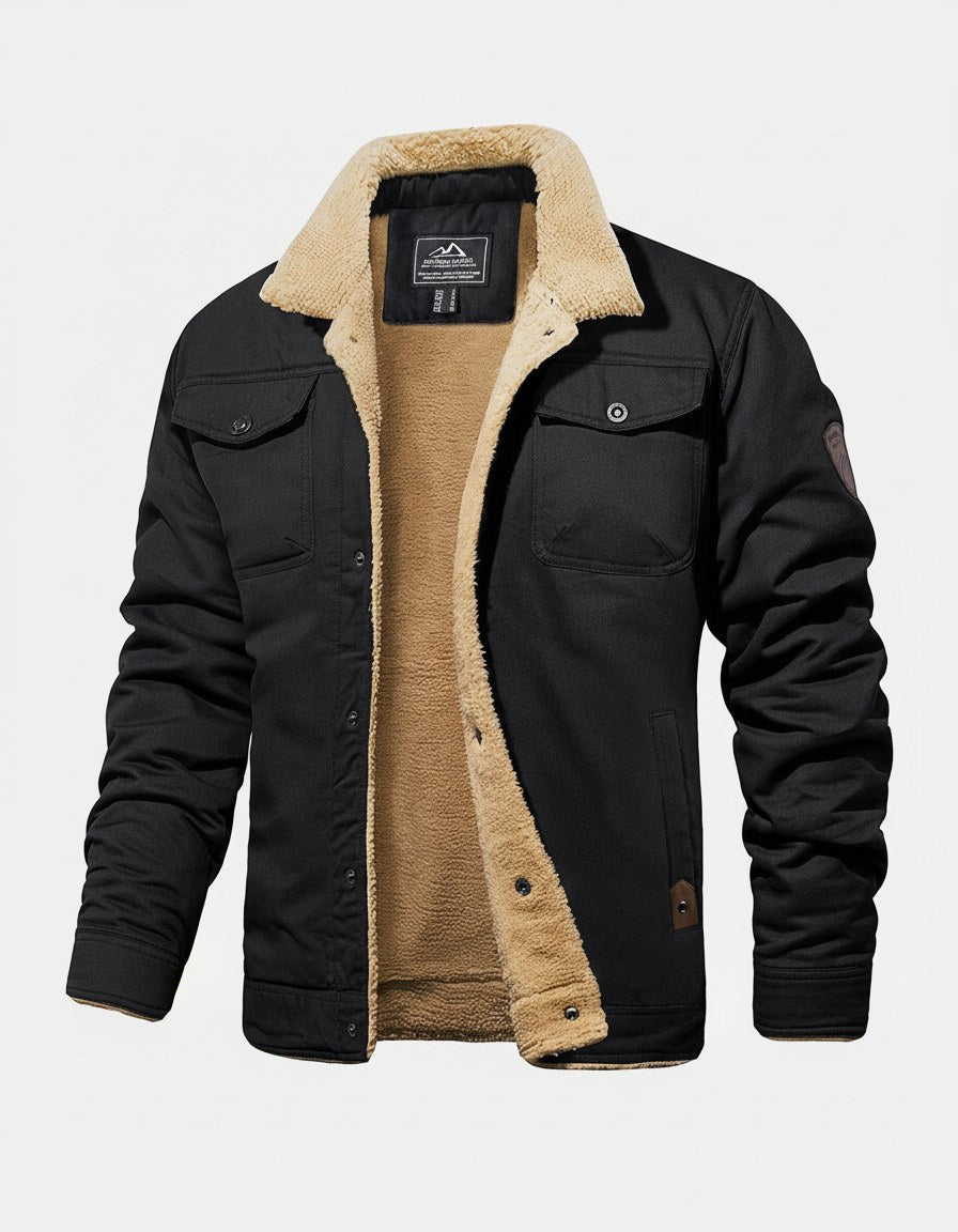 Quentin Lightweight Jacket in Black
