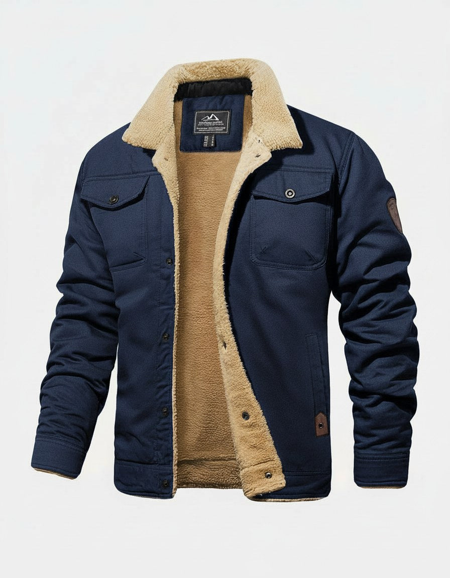 Quentin Lightweight Jacket in Blue