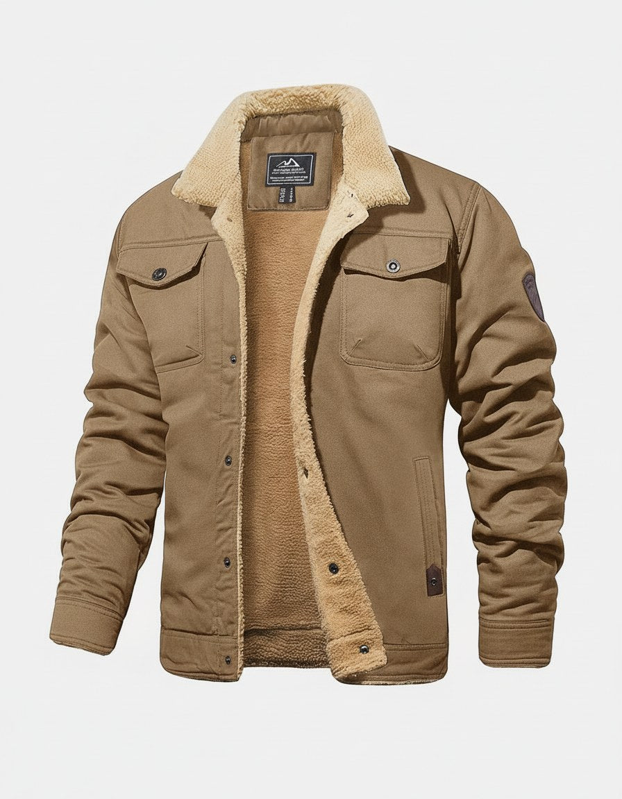 Quentin Lightweight Jacket in Khaki