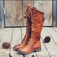 Maria | Women's Lace-Up Riding Boots