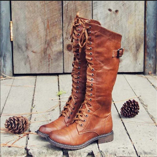 Maria | Women's Lace-Up Riding Boots