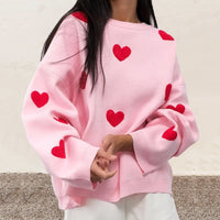Quinn Comfortable Sweater in Pink