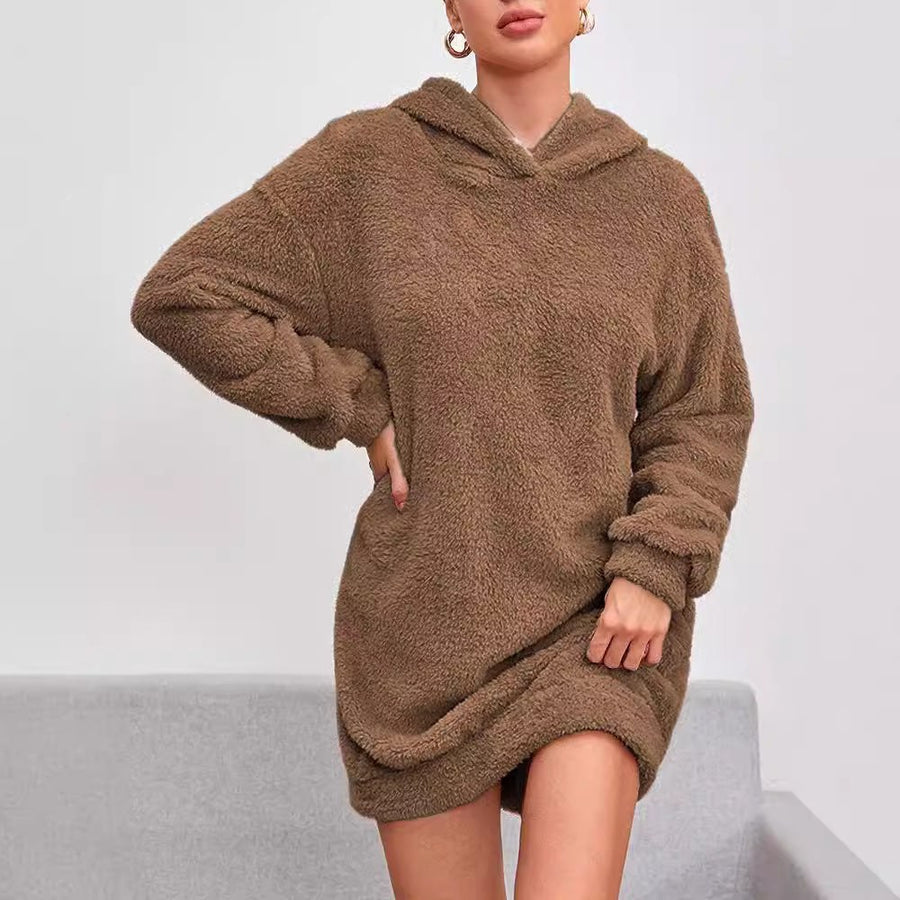 Quinn Dress with Pockets and Hood