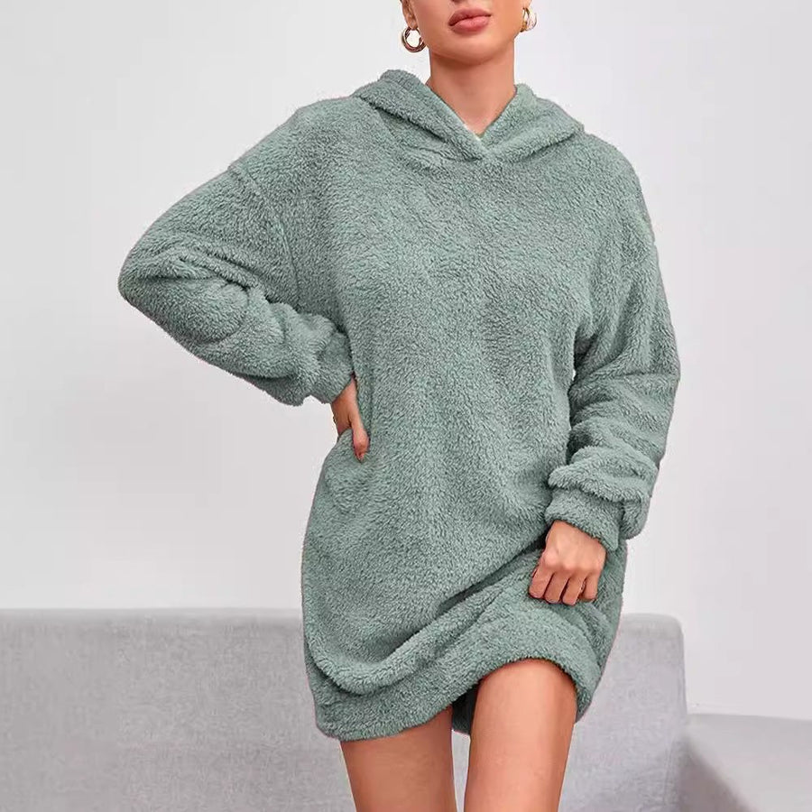 Quinn Dress with Pockets and Hood