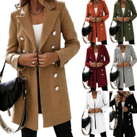 Quinn Elegant Coat with Fitted