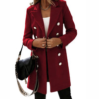 Quinn Elegant Coat with Fitted