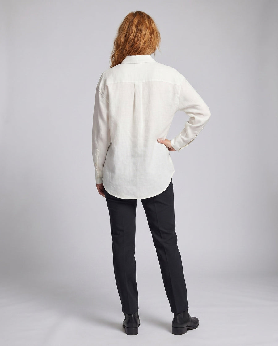 Quinn Elegant Linen Blouse