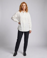 Quinn Elegant Linen Blouse