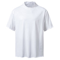Quinn Shirt with Stand Collar and Short Sleeve