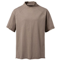 Quinn Shirt with Stand Collar and Short Sleeve