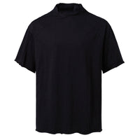 Quinn Shirt with Stand Collar and Short Sleeve