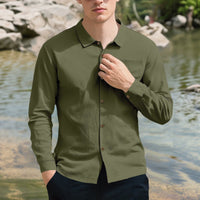 Quinten Casual Shirt with Long Sleeve and Chest Pocket