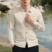 Quinten Casual Shirt with Long Sleeve and Chest Pocket