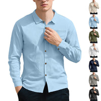 Quinten Casual Shirt with Long Sleeve and Chest Pocket