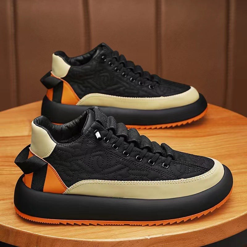 Quinten Sneakers in Black Orange
