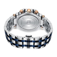 Quinten Watch in Silber/Blau