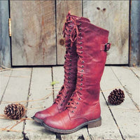 Maria | Women's Lace-Up Riding Boots