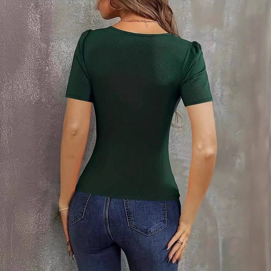 Rachel Bodysuit with V-Neck