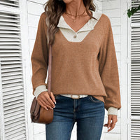 Rachel Casual Shirt with Long Sleeve in Karamell