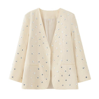 Rachel Elegant Jacket in Cream