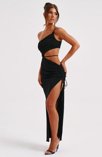 Pearl Maxi Dress - Black