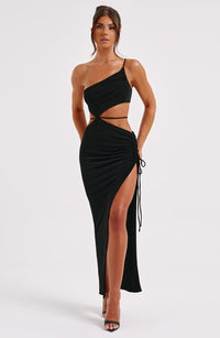 Pearl Maxi Dress - Black