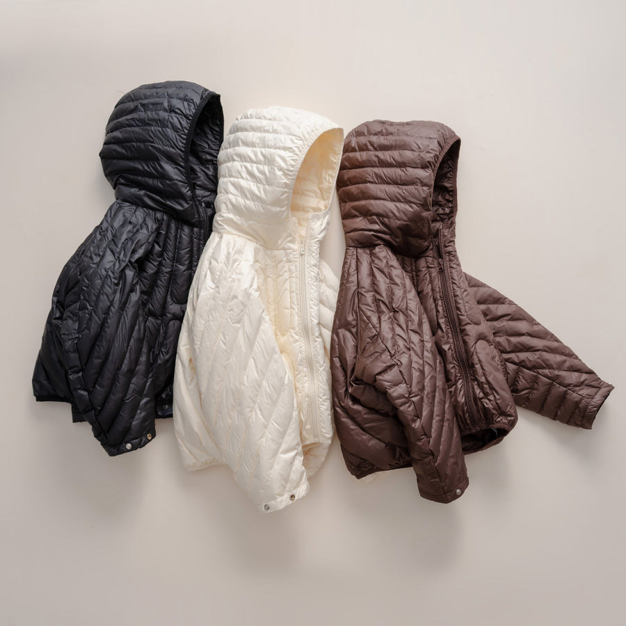 Rae Jacket with Hood in Black
