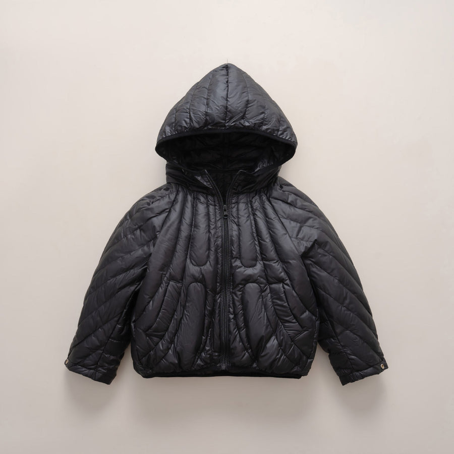 Rae Jacket with Hood in Black