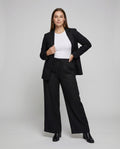 Rae Linen Blend Trousers with Side Pockets and Pockets
