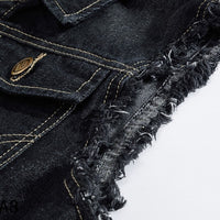 Rafael Denim Vest in Light Blue