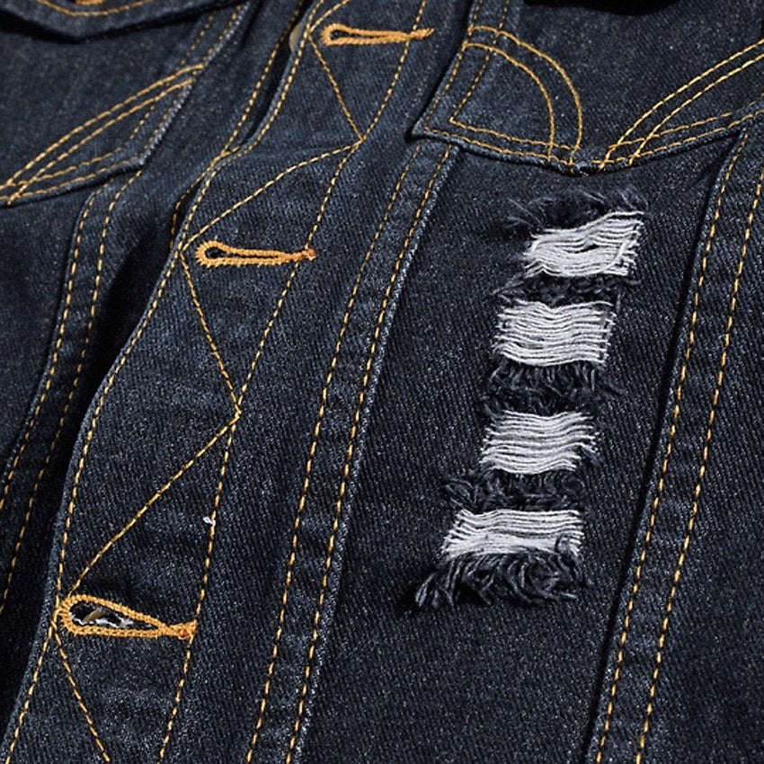 Rafael Denim Vest in Light Blue