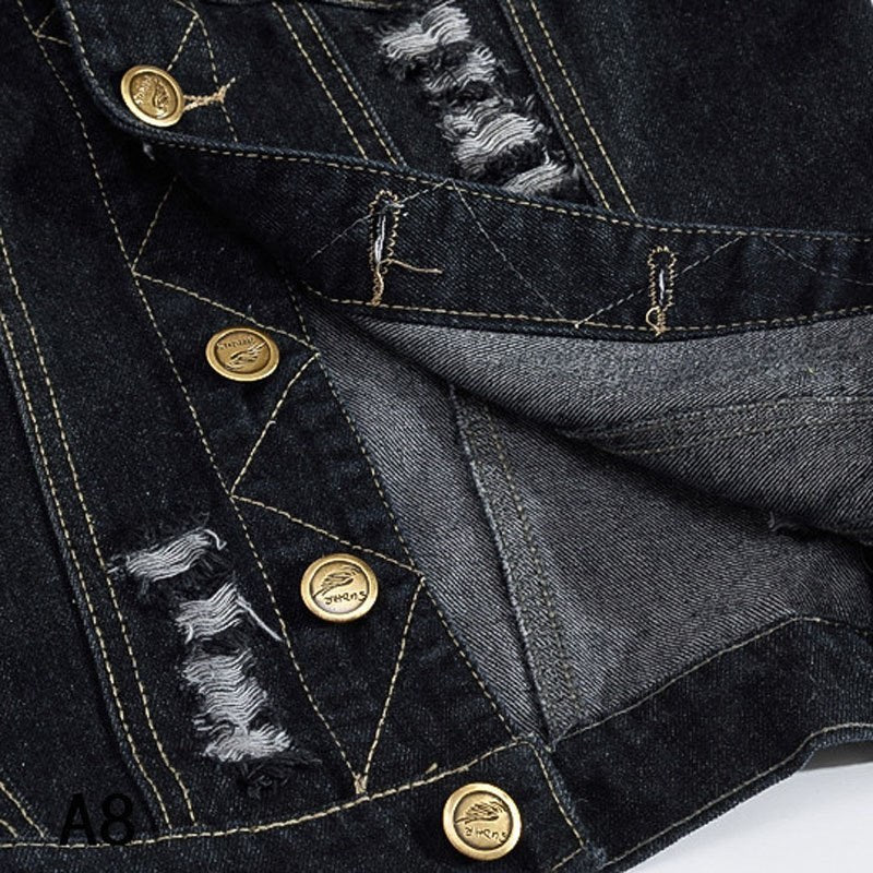 Rafael Denim Vest in Light Blue