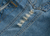 Rafael Denim Vest in Light Blue
