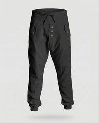 Rafael Harem Trousers in Black