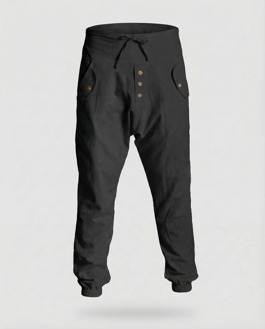 Rafael Harem Trousers in Black