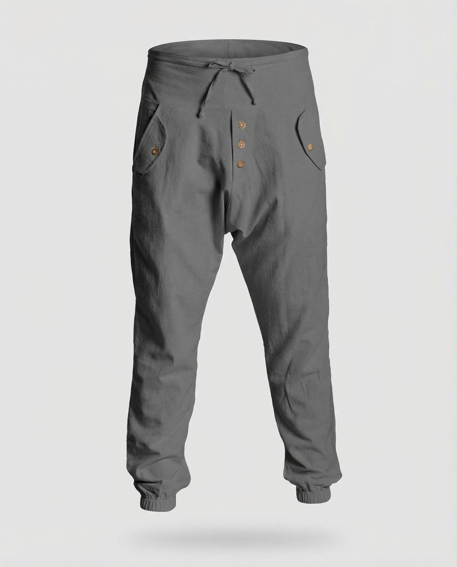 Rafael Harem Trousers in Grey