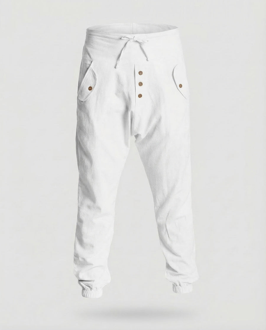 Rafael Harem Trousers in White